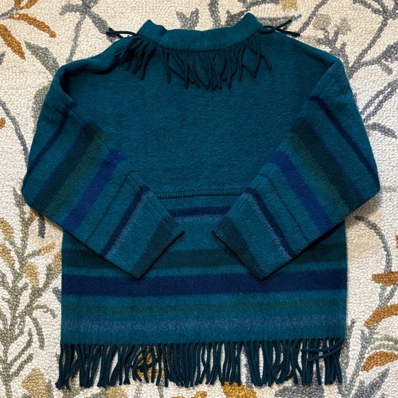 Lapp Lander lap lander lapplander made in Norway 100% wool fringe vintage sweate - Picture 11 of 11